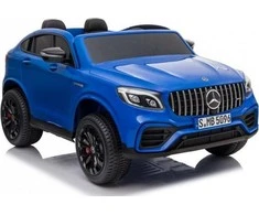 Lean Toys Akumuliatorinis automobilis vaikams „Mercedes GLC 63S“, mėlynos spalvos