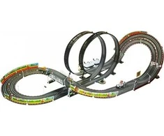 Lean Toys Lenktynių trasa su dviem automobiliais - 452 cm