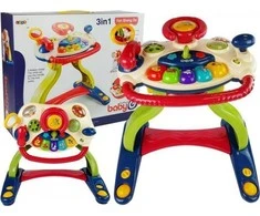 Interaktyvi vaikštynė Lean Toys su lavinimo lenta 3in1
