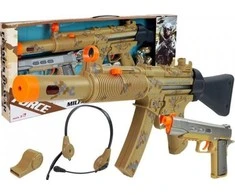 Lean Toys Karinis žaislų rinkinys su 2 pistoletais ir aksesuarais