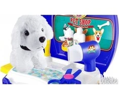 Lean Toys Šuns Stilisto Žaidimų Rinkinys su Lagaminu