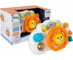 Lean Toys Vaikiškas vairas su prietaisų skydeliu