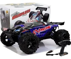 Lean Toys Lenktyninis automobilis su nuotolinio valdymo pultu ENOZE 9302E, 1:18, 45 km/h, mėlynas