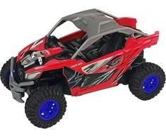 Lean Toys Nuotoliniu būdu valdomas bekelės automobilis – Cross Country, 1:16 mastelis, 27 MHz, raudonas