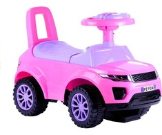 Lean Cars Mašina-paspirtukas su šviesa leanToys 613W, rožinis