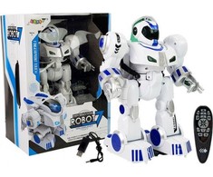 Lean Toys Interaktyvus nuotoliniu būdu valdomas robotas K4 su šokių funkcija