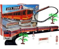 Lean Toys Elektrinis traukinys su bėgiais "City Train", 33 d.
