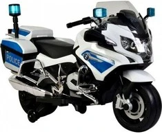 Lean Cars Elektrinis motociklas vaikams BMW R1200 Police, baltas