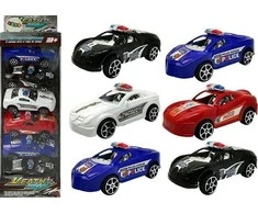 Policijos automobilių rinkinys Lean Toys