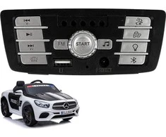 Lean Cars Muzikinis skydelis vaikiškam elektromobiliui Lean Toys Mercedes AMG, SL500