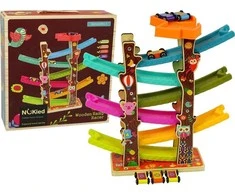 Lean Toys Spalvingas takelis automobiliams, 6 aukštų