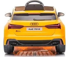 Lean Cars Elektromobilis On Car Audi RS6 BRD-2118 geltonas