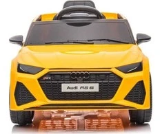 Lean Cars Elektromobilis On Car Audi RS6 BRD-2118 geltonas