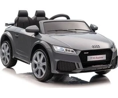Lean Cars Vienvietis vaikiškas elektromobilis Audi TTRS, pilkas