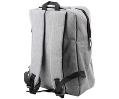 Lean Pilkas miesto kuprinė su USB, 14L