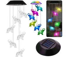 Lean Saulės sodo LED šviestuvas drambliai, 70 cm