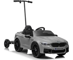 Vienvietis elektromobilis vaikams Lean Cars BMW M5, pilkas