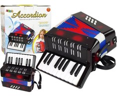 Lean Toys Akordeon Instrument Muzyczny Dla Dzieci Muzyka Juodas