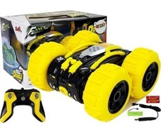 Amfibia Lean Toys Radijo bangomis valdomas automobilis Amphibious geltonas