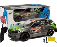 Lean Toys Sportinis automobilis valdomas nuotoliniu būdu Rapid Legend, pilka