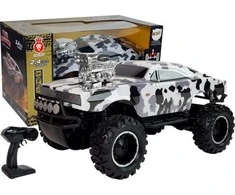 Lean Toys Visureigis 4x4 su nuotolinio valdymo pultu 1:10, kamufliažinis, 6 m.+