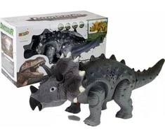 Žaislinis dinozauras Triceratops su šviesos efektais