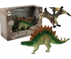 Lean Toys Dinozaurų figūrėlių rinkinys: Stegosaurus, Pteranodon LeanToys