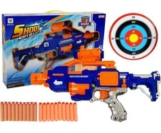 Lean Toys Putų šautuvas 45 cm 20 vnt.