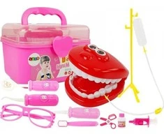 Lean Toys Odontologo rinkinys dėžutėje