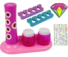 Lean Toys Nagų dažymo rinkinys vaikams Glitter Dispenser