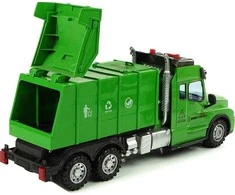 Nuotoliniu būdu valdoma šiukšliavežė vaikams Lean Toys, žalia