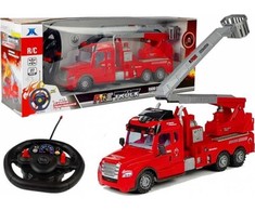 Straż Rc gaisrinės automobilis Lean Toys