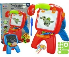 Lean Toys Dvipusė lenta su projektoriumi
