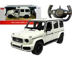 Rastar Radijo bangomis valdoma mašinėlė Mercedes G63, balta