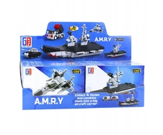 Lean Toys Konstruktorius 2-in-1 Karo transporto priemonės ir robotas