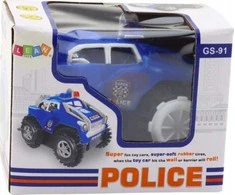 Lean Toys 360° POLICIJOS AUTOMOBILIS SU ŠVIESOMIS IR GARSU