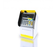 Lean Toys B6D1 bankomato seifas su ekranu