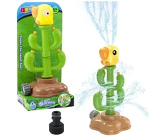 Lean Toys Spalvingas vandens žaislas kaktusas su papūga 25.5x12.5x11 cm