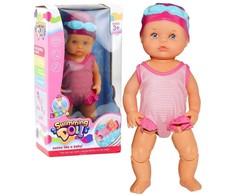 Lean Toys Plaukiojanti lėlė maudynėms su judančiomis galūnėmis 33 cm