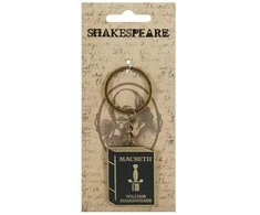 Lean Toys „LeanToys“ metalinis raktų pakabukas „Shakespeare Macbeth“