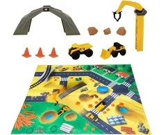 Lean Toys Funrise Toys CAT komplektas budowa+priedai+mata 82950 /4