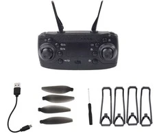 Lean Toys Sulankstomas dronas su HD kamera ir LED apšvietimu