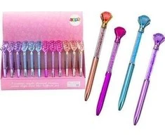 Lean Toys Długopis su diamentami 0,7mm mėl. (48szt)