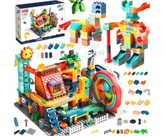 Lean Toys Džiunglių kaladėlių rinkinys, įvairiaspalvis, 330 detalių