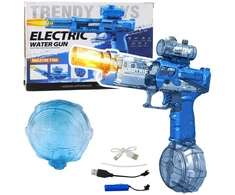 Lean Toys Elektrinis vandens šautuvas su įkraunama baterija ir šviesos efektu
