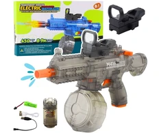 Lean Toys Elektrinis vandens šautuvas M416 su apšvietimu 450 ml