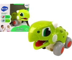Lean Toys Dinozauras ant ratų Hola, žalias