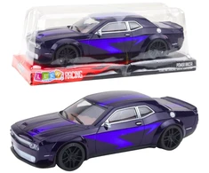 Lean Toys Žaislinis sportinis automobilis su trinties pavara, 28 cm, tamsiai violetinis