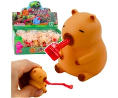 Lean Toys Minkštas kapibara su trimitėliu 7 cm
