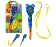 Lean Toys Elektroninis žaidimų rašiklis su 168 žaidimais ir virvele